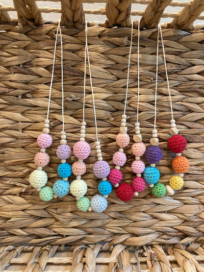 Crocheted Necklace Pinky
