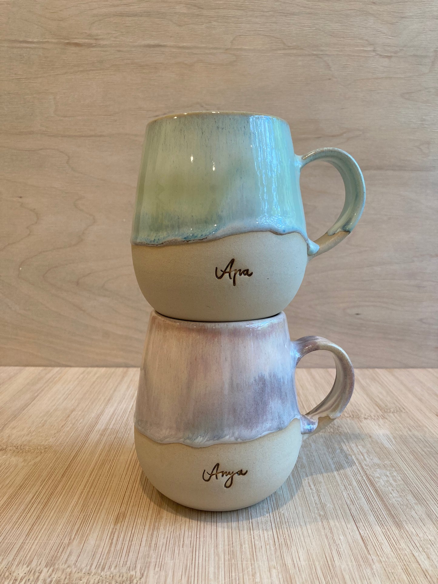 Anya & Apa Mug Pastel Pair