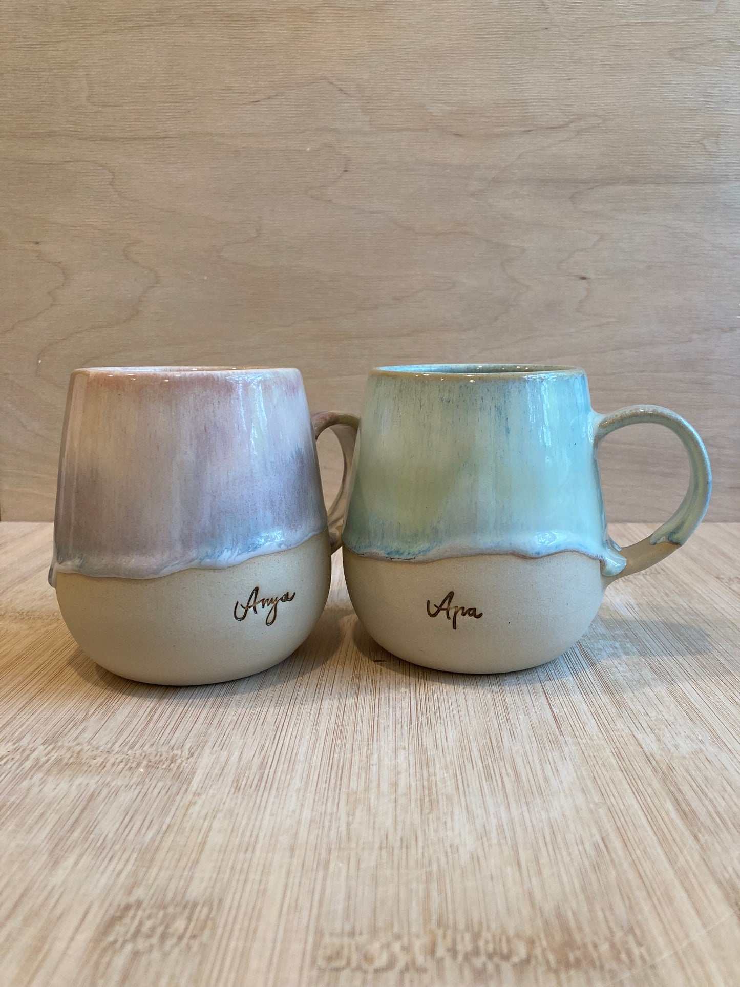 Anya & Apa Mug Pastel Pair