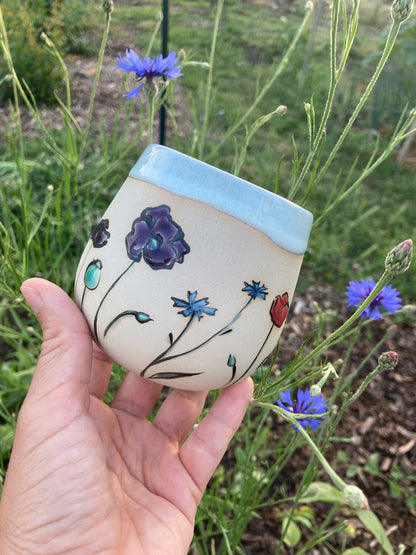Cup Wild Flowers