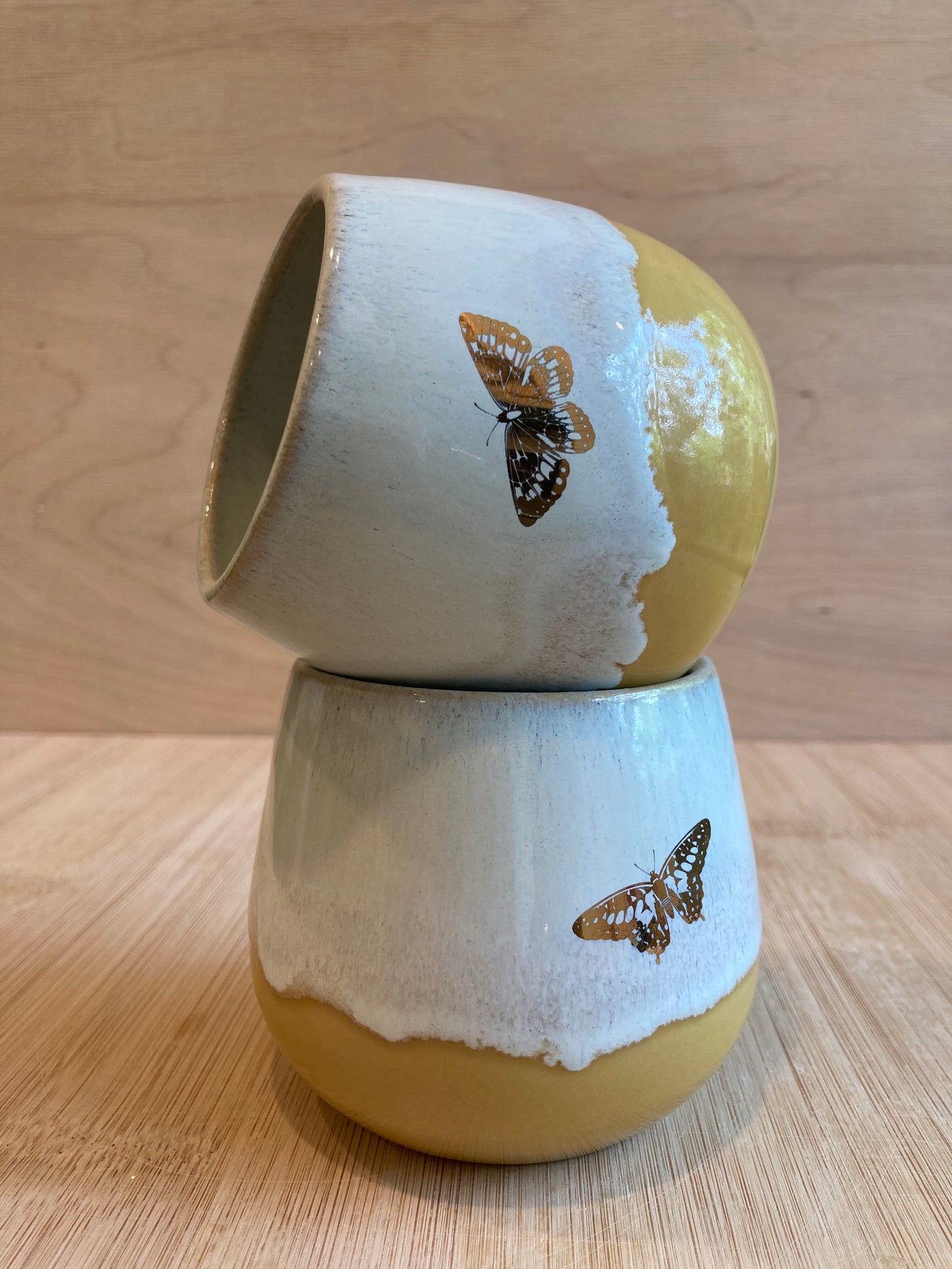 Golden Butterfly Cup Lemon Curd