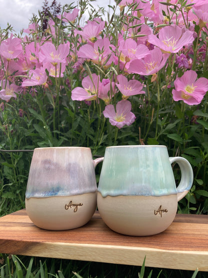Anya & Apa Mug Pastel Pair