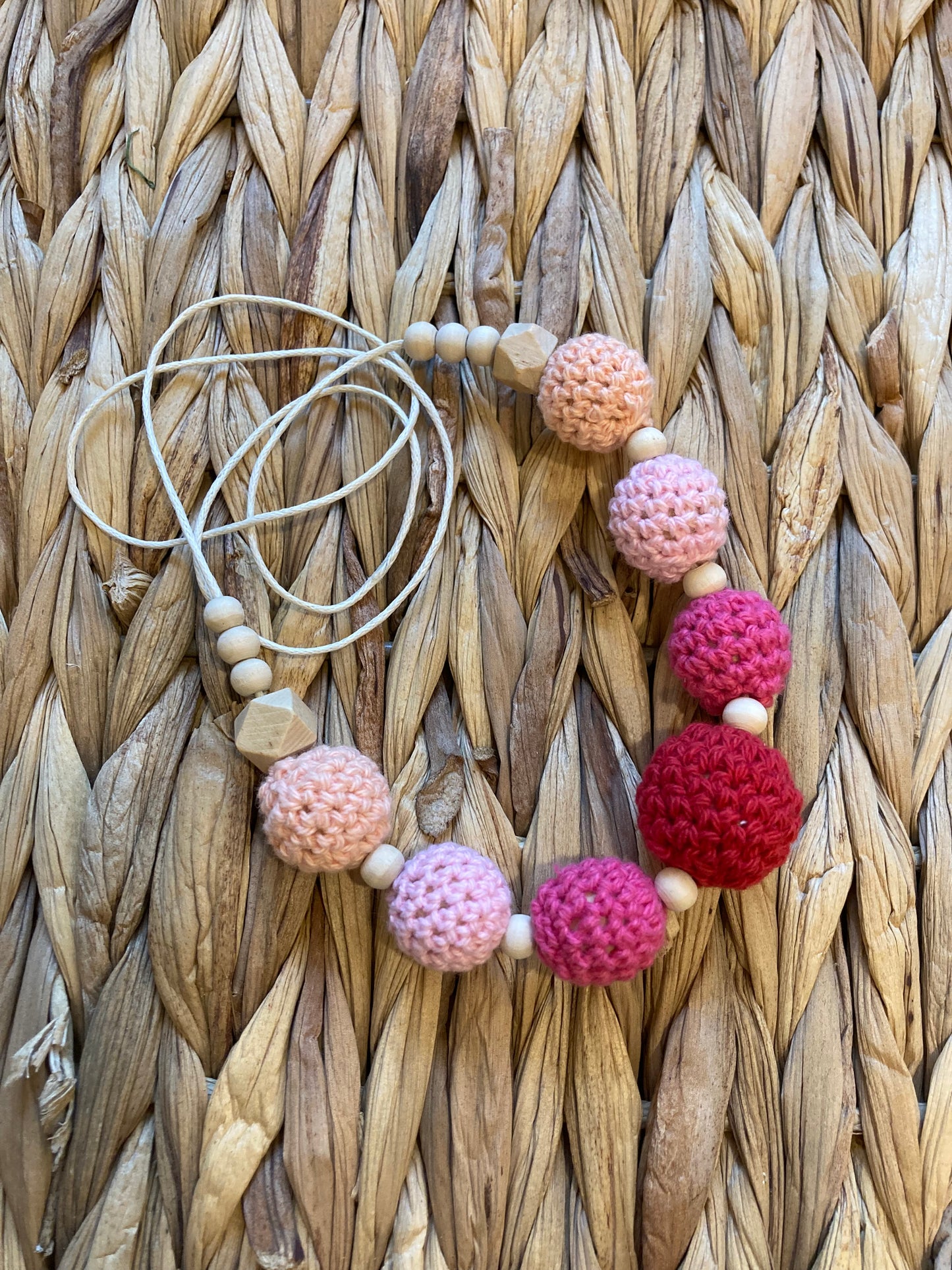 Crocheted Necklace Pinky