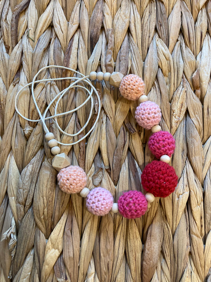 Crocheted Necklace Pinky