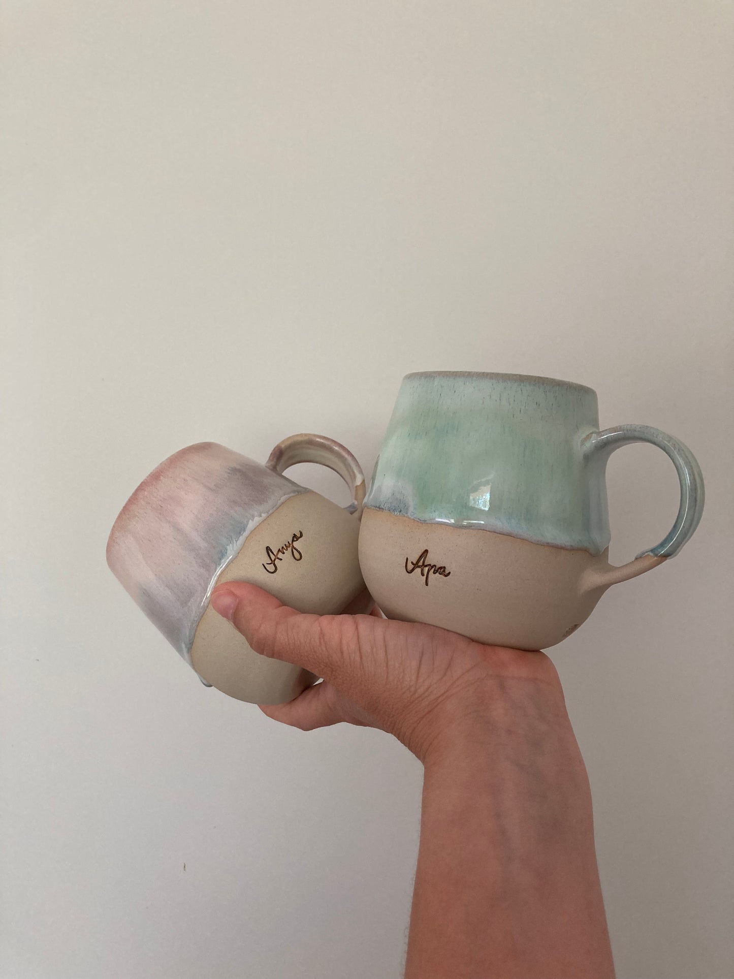 Anya & Apa Mug Pastel Pair